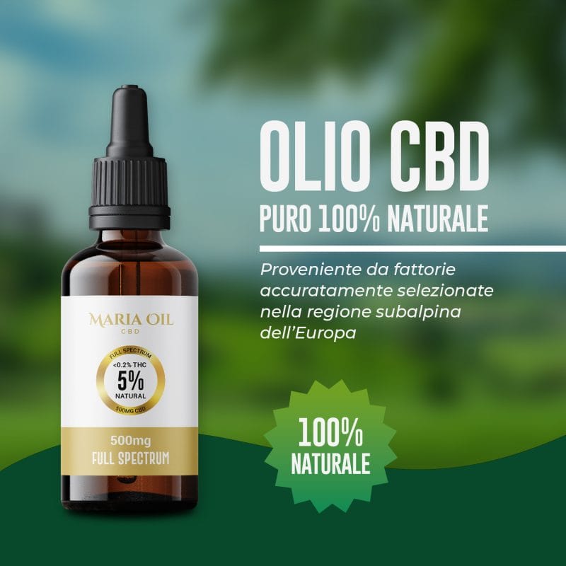 Huile de CBD à 5% (500mg) Spectre Complet – Image 2