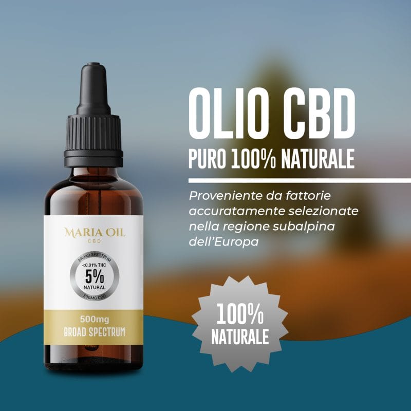 Huile de CBD à 5 % Large Spectre – Image 2
