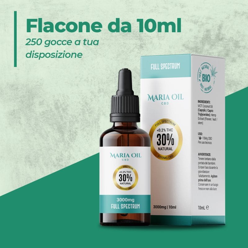 Huile de CBD 30% (3000mg) Spectre Complet – Image 6