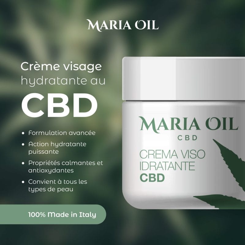 Crème hydratante pour le visage au CBD – Image 2