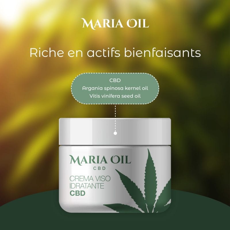 Crème hydratante pour le visage au CBD – Image 3